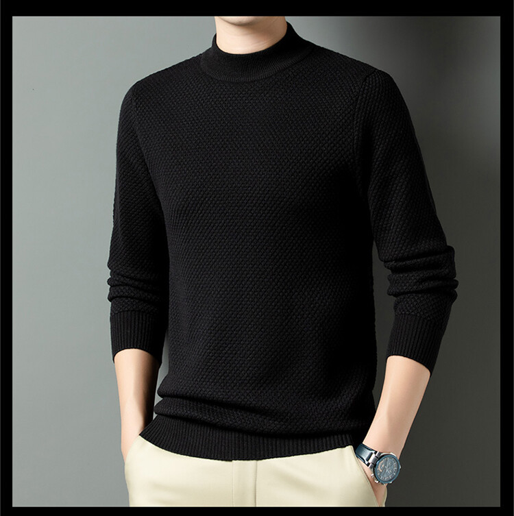 Con lana transfronteriza para hombres nuevos pullover casuales de moda caliente suéter de hombre