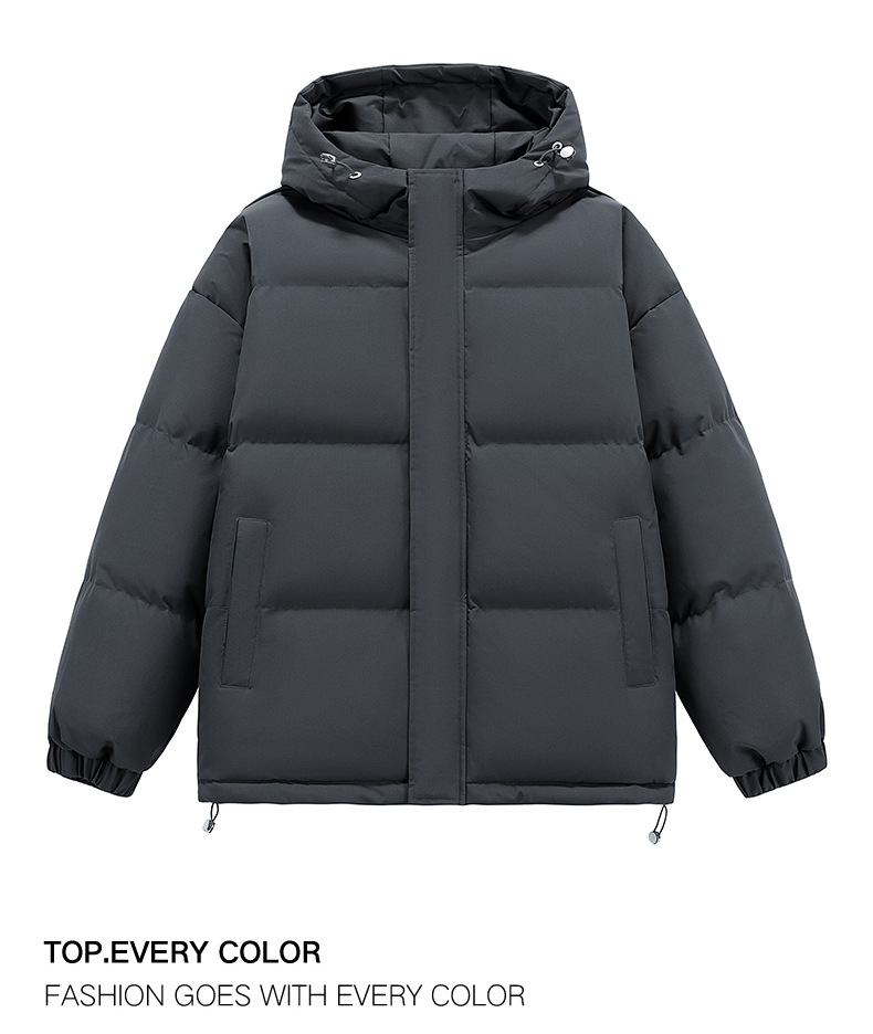 Padded Winter Jacket For Men Hooded Warm Thickened Casual Style_voghion.com
