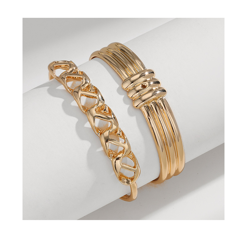 IG Style Geometric Alloy Wholesale Bangle display picture 1