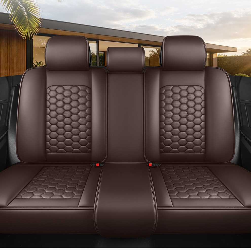 2026 New Model Car Seat Covers Wholesale, Universal for All Seasons, Five-Seater, Durable Leather, Breathable, Non-Slip, Amazon New Product Seat Cushions