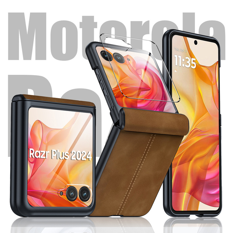 Suitable for Motorola Razr50Ultra Mobile Phone Case, Central Axis Hinge Moto2025 Protective Cover, Anti-Fingerprint Suitable for Motorola Razr50Ultra Mobile Phone Case, Central Axis Hinge Moto2025 Protective Cover, Anti-Fingerprint