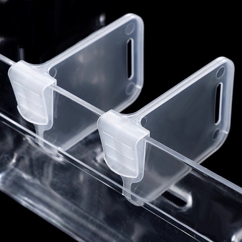 Refrigerator Partition Clip Small Partition Board Side Door Storage Rack Side Storage Multi-Functional Partition Clip Compartment Buckle