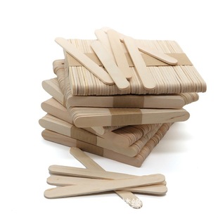 Ice Cream Stick DIY Handmade Stirring Stick Birch Ice Cream Stick Wooden Skewer Beauty Smear Stirring Wooden Stick Popsicle Stick