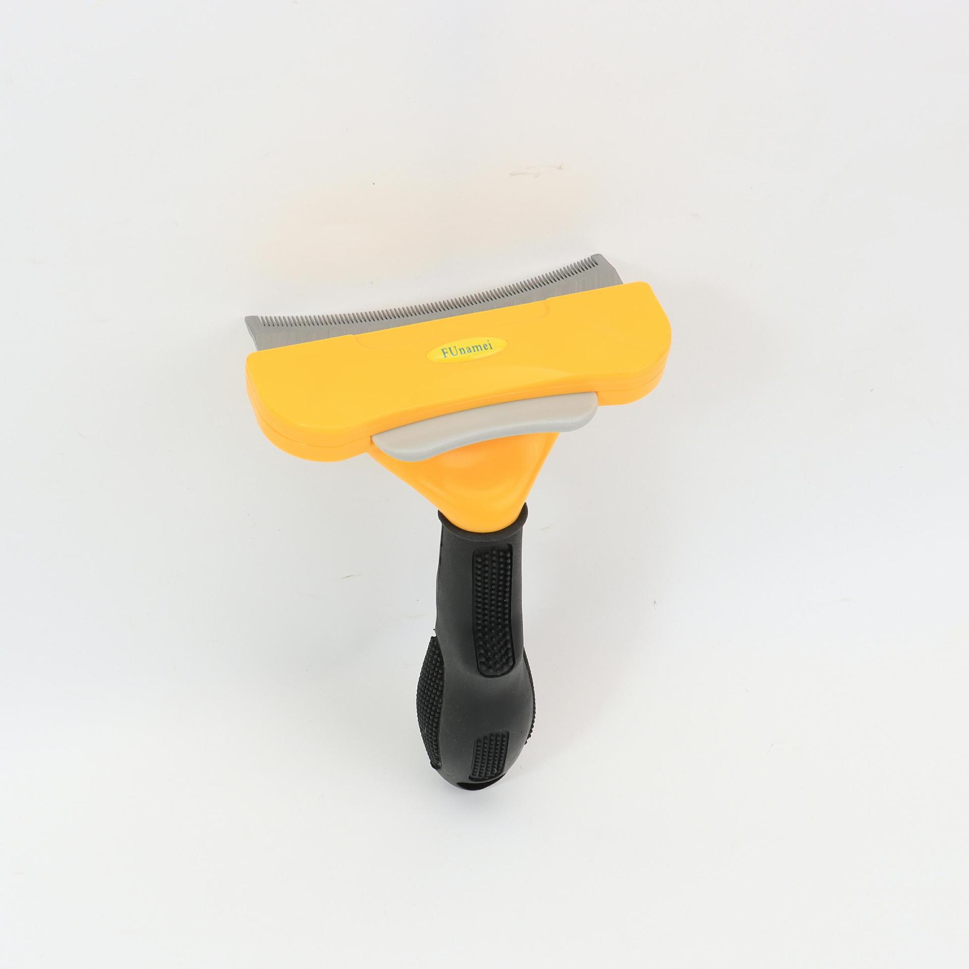 Popular tres generaciones de peines para mascotas, perros, gatos, depiladores, peines de depilación, productos de limpieza, gatos