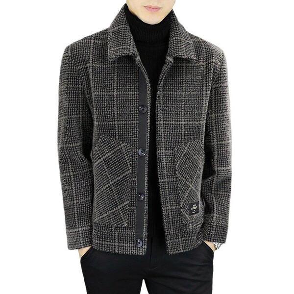Men's woolen coat