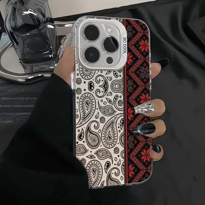 Totem personalizado transfronterizo para iPhone 16 funda para teléfono móvil Apple 15promax/14 anti-caída 13pro12 Europa y América