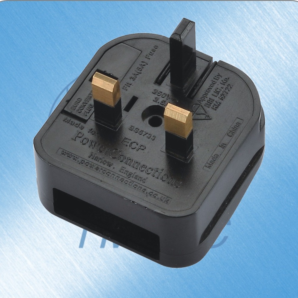 欧转英插头3A/5A/13A电源转换插