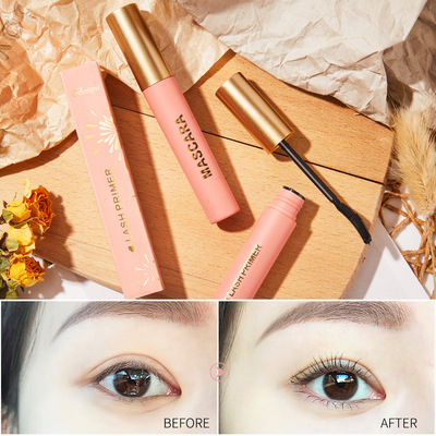 睫毛打底膏定型液防水纤长卷翘持久不晕染细刷头极细雨衣睫毛膏|ms