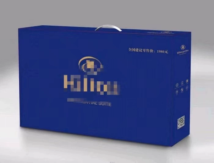 Полиуретановая подушка-подушка Hilton Hotel Space Memory Подушка одинарная ячеистая память форма подушка компании групповые закупки подарочный пакет