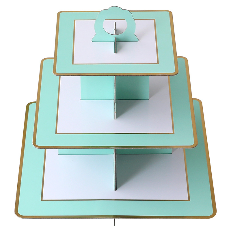 Cake stand Event & Party Supplies Birthday Solid Color Paper Party Cake Stand 1 Piece