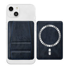 跨境新款适用苹果磁吸卡包iPhone13Promagsafe支架卡包皮革卡套