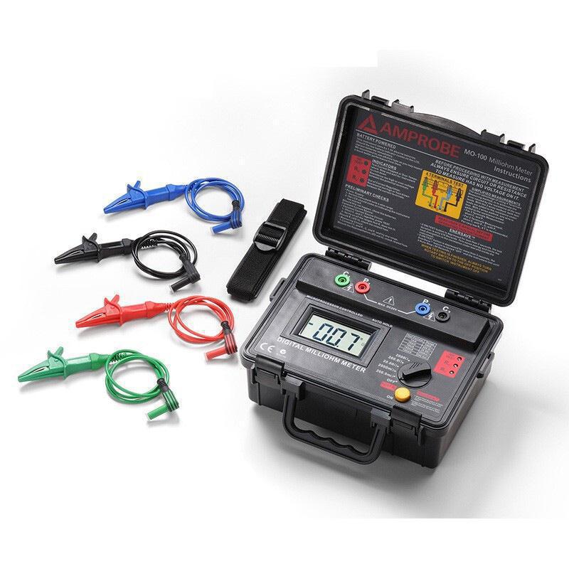 批发福禄克安博Amprobe MO-100低电阻测试仪MO-100便携式微欧计毫
