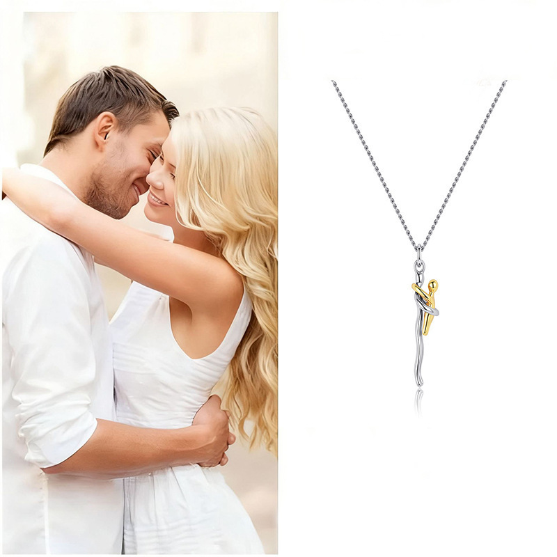 Cross-Border New Style Necklace, Hug Necklace, Mother's Day, Father's Day Commemorative Gift, Hug Child Emotional Jewelry Cross-Border New Style Necklace, Hug Necklace, Mother's Day, Father's Day Commemorative Gift, Hug Child Emotional Jewelry