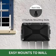 跨境外贸同款防水防尘接线盒明盒插座防水盒防水箱户外电线线盒