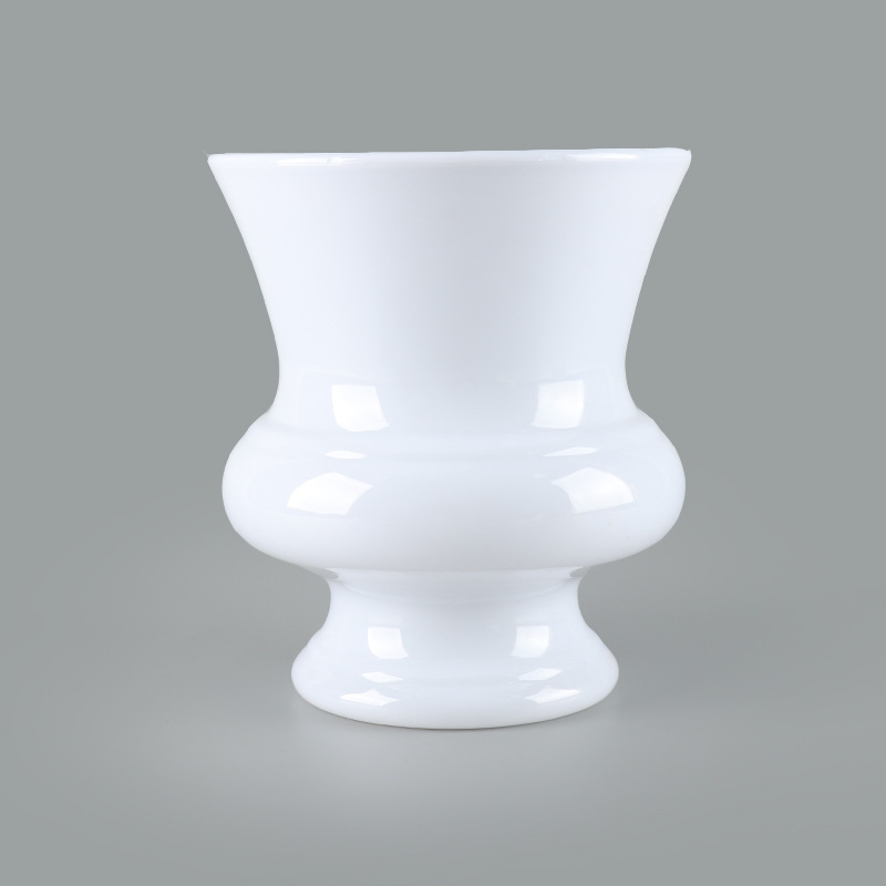 Mini maceta dorada estilo nórdico, florero decorativo de plástico PS, venta al por mayor