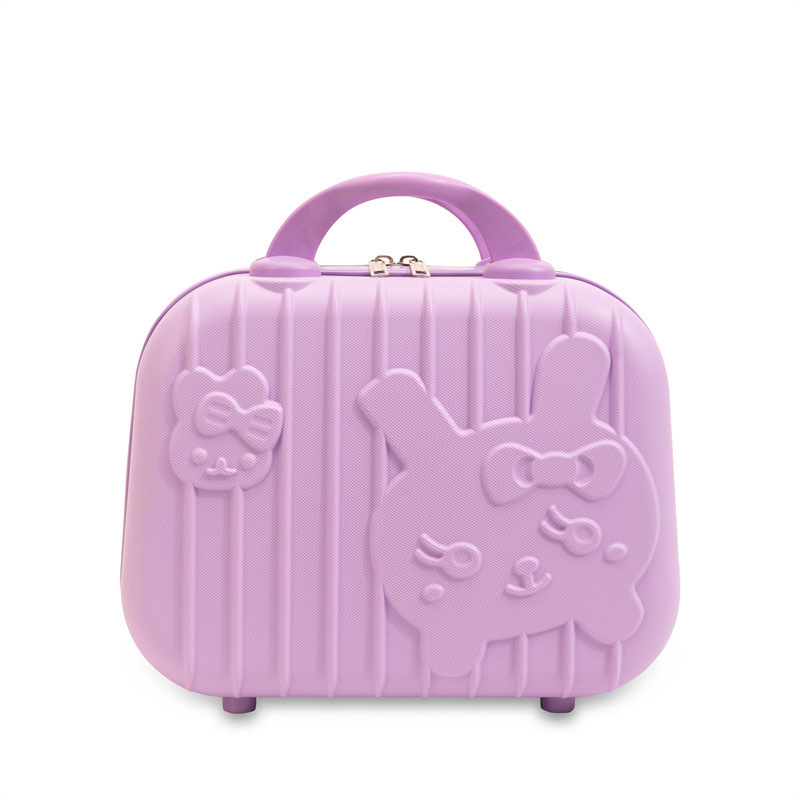 Estuche de Maquillaje Portátil de 14 Pulgadas de PP, Impermeable con Candado para Viajes