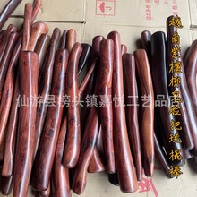 紫檀柳木料鬼脸随型把玩木棍短棍颈椎随型按摩棒防身棒厂家直销