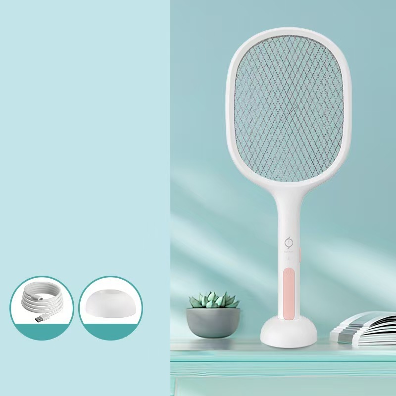 ブラックウォリアー電気蚊たたき スリーインワン電気蚊たたき蚊取りランプ 蚊取り器ハエたたきブラックナイト蚊取りランプ|undefined