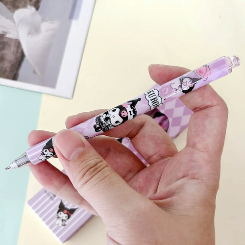 Sanrio gel pen 4 boxes boxed Kuromi students press the pen to learn to sign black pen high-value ins water pen