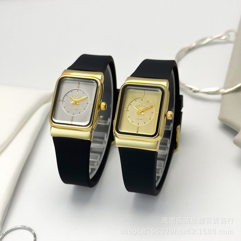 Galaxy Factory Direct Delivery Square Fashion Women's Watch Casual Simple Style Niche Quartz Wristwatch Popular on E-Commerce Platforms