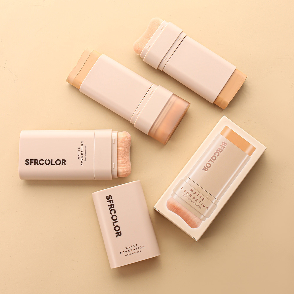 s.f.r color cross-border exclusivo para la explosión de la barra de base para aclarar el tono de la piel impermeable concealer crema de base hidratante para dos cabezas