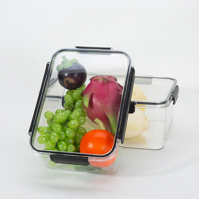 鮮度保持ボックス 食品グレード 密閉ボックス 業務用冷蔵庫収納ボックス 特殊弁当箱 ランチボックス 食品用プラスチック 長方形|undefined
