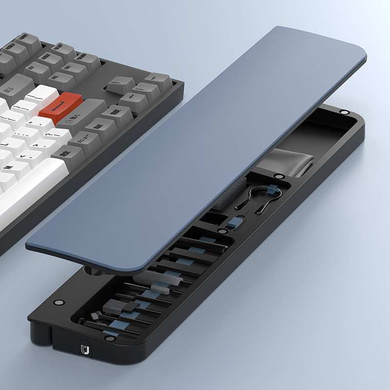 세제가 없는 QS22 다크블루 (22-in-1 청소세트 + 손받침)