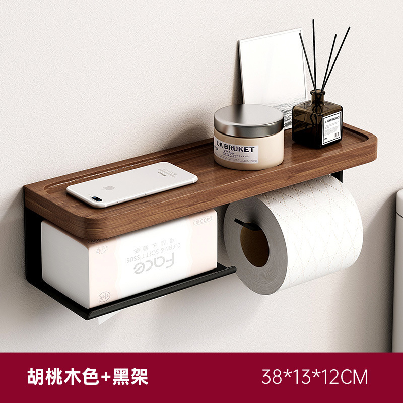 Caja de pañuelos para baño Caja de dibujo sin punzonado Estante de papel higiénico para baño Estante de pañuelos para rollo de baño