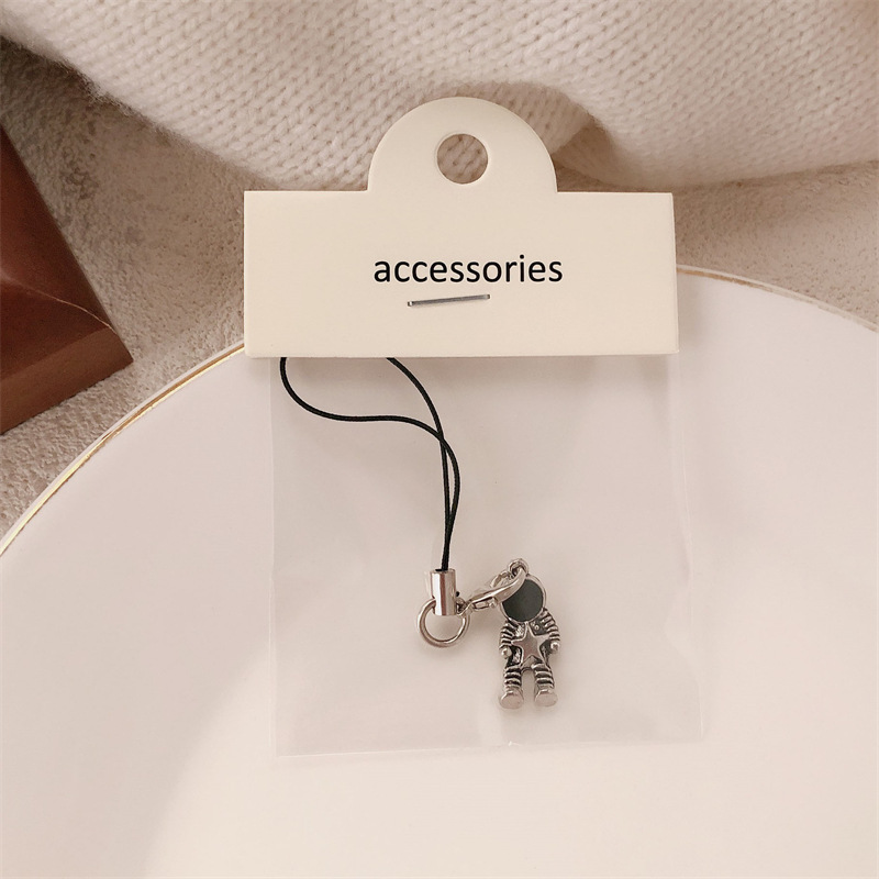 Cosmonautas lindos colgantes superman astronautas estelares móviles colgantes bolsos llaveros colgantes