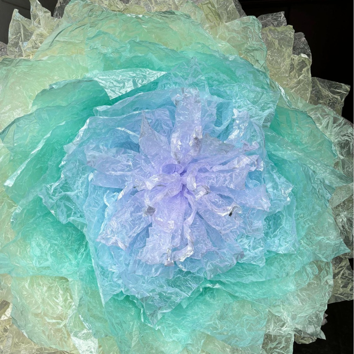 琉璃盏玻璃质感鲜花包装纸夏日清凉花束包花纸花店资材花艺礼品纸