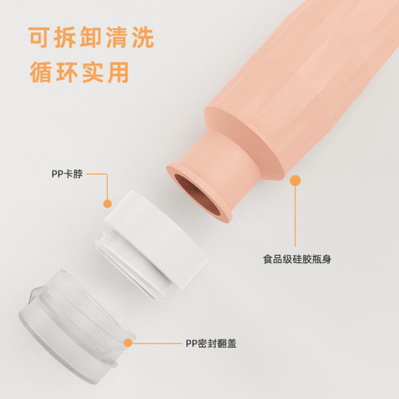 Cross-border Hot Selling Silicone Bottling suit Travel Shampoo Body Soap Portable Travel Bottling Storage Bottle