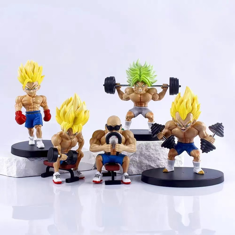 피트니스 드래곤 볼 슈퍼 SAIYAN BROLEY TORTOISE SUN GOHAN GOKU VEGETA 핸드 헬드 풍경 장식품