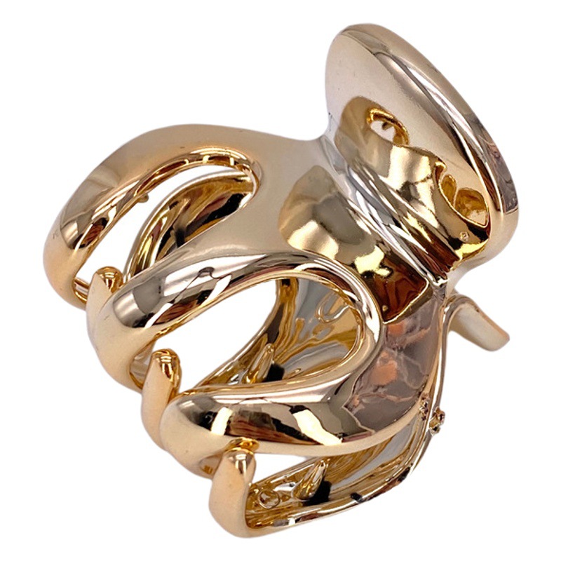 Galvanoplastia PC material continuo galvanoplastia uv4 color aumento de la altura horquilla tamaño pequeño agarre Clip 2 yuanes tienda física accesorios para el cabello accesorios de cabeza