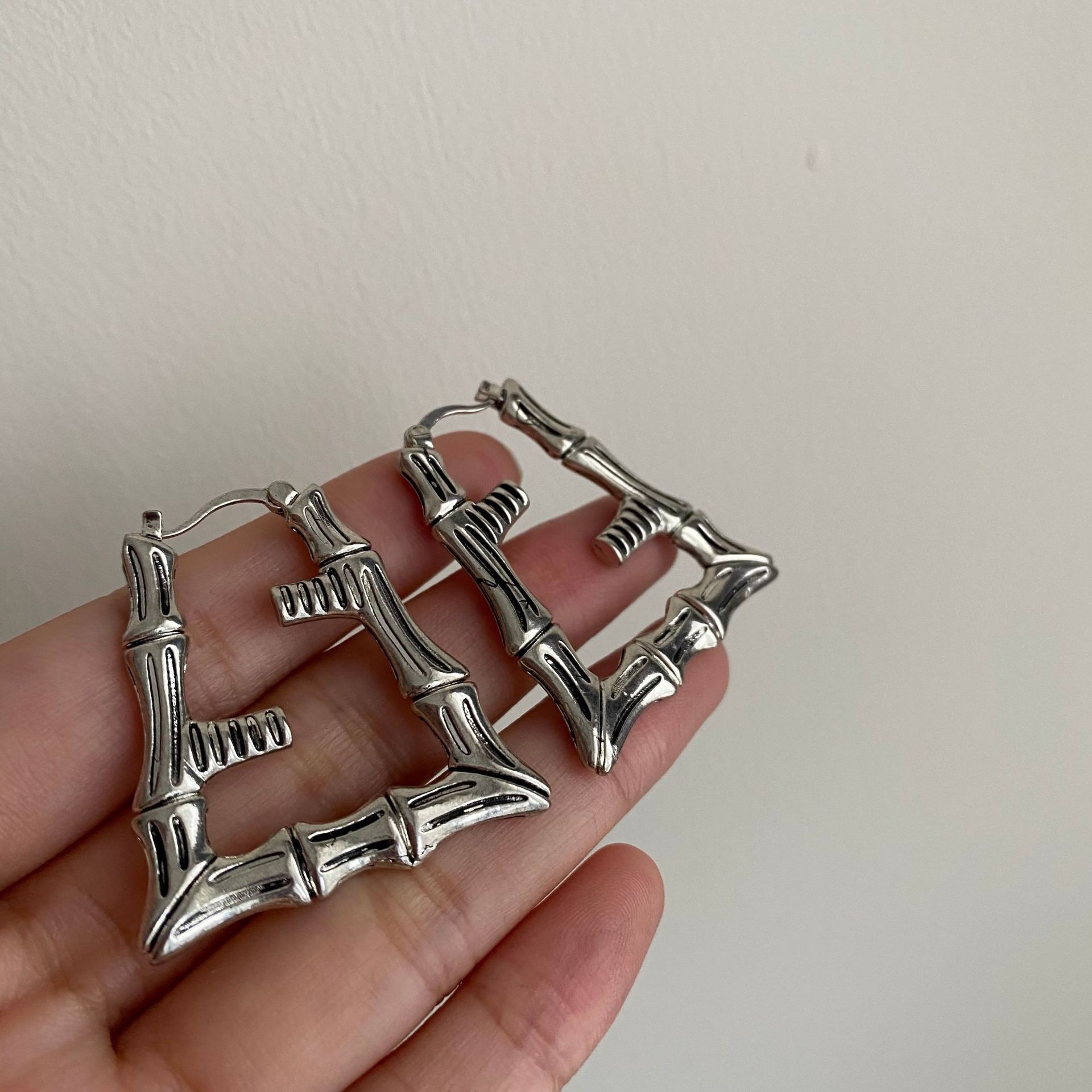 Retro Geometric Copper Plating Earrings 1 Pair