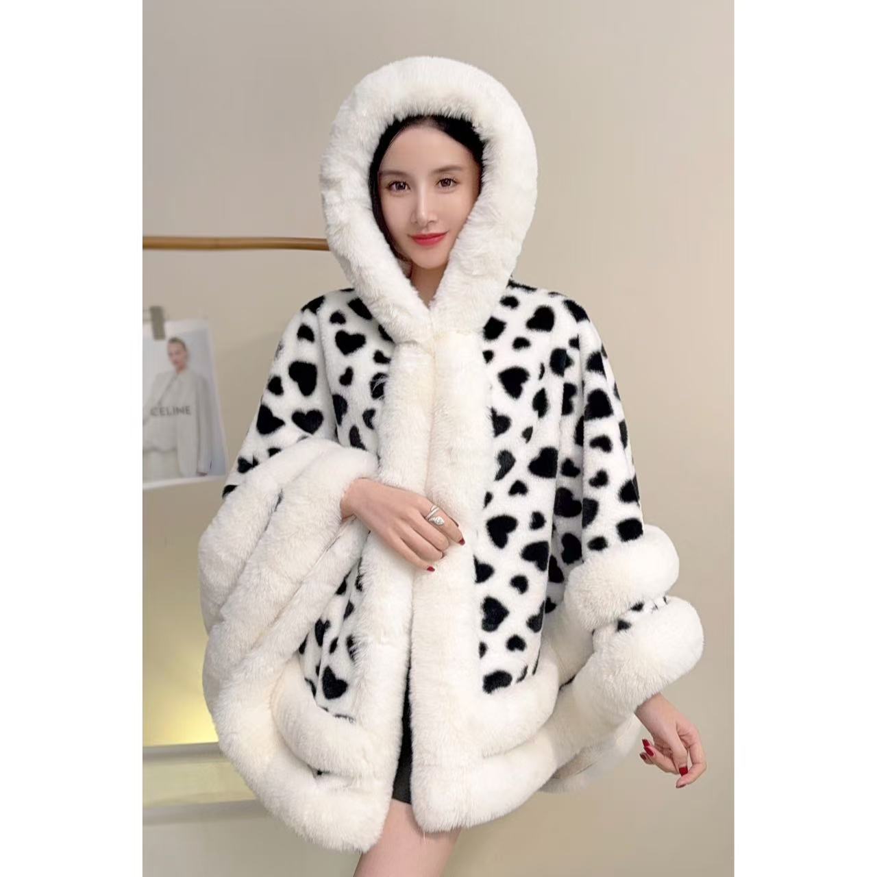 Otoño y invierno de tamaño grande más vello grueso con capuchón de cuello abrigo