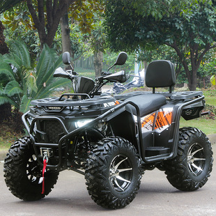 New 300Cc Atv Four-Wheel Double-Seat Off-Road Motorcycle Gasoline F1 Raptor All-Terrain Vehicle Mountain Bike Atv