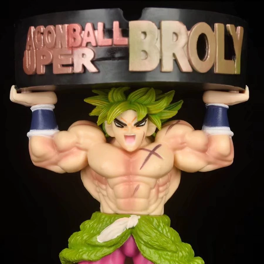 Большая модель пепельницы Dragon Ball GK Броли Саян Фигурка Аниме Периферийная модель Орнамент