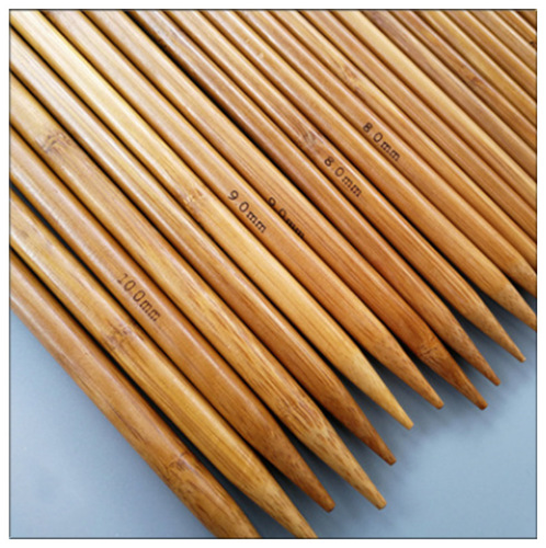 36cm long national standard sweater needle, carbonized bamboo needle, wool straight needle, stick needle, knitting scarf and hat tool set
