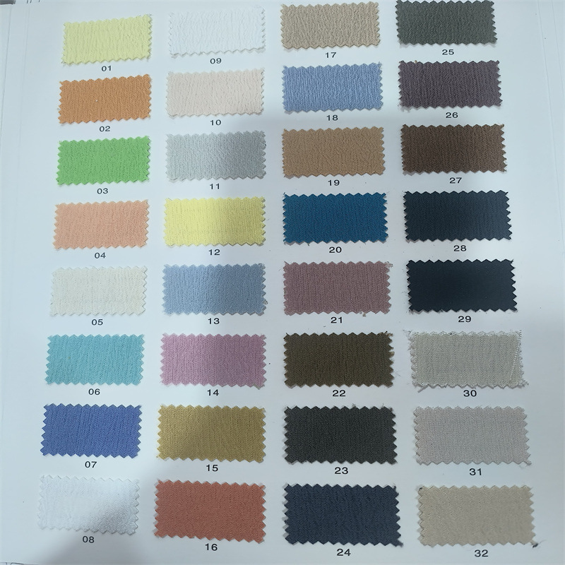 厂家直销弹力皱树皮皱杨柳皱大量现货供应用于夏季防蚊裤上衣裤装