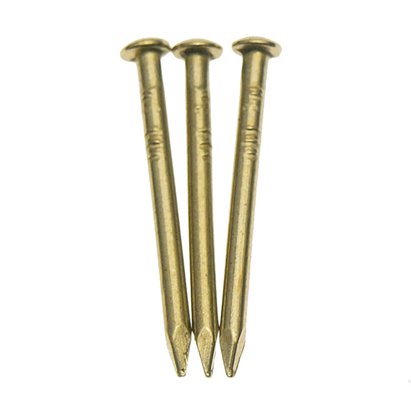 VHM7 wholesale [30g] wholesale Chinese antique brass nails round head small drum nails decorative furniture hinge copper nails