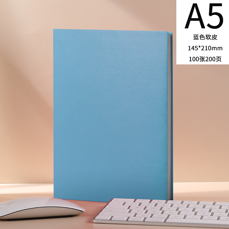 Engrosado cuaderno personalizado hebilla creativa suave diario de cuero al por mayor de negocios A5 Notebook logotipo personalizado