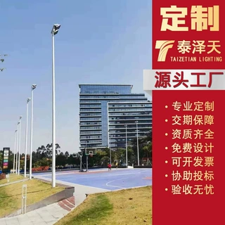 厂家批发市电广场足球场场篮球场灯 8米400瓦照明led双头球场灯