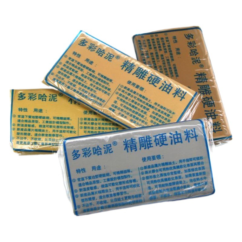 Factory direct sale of colorful ha mud carved clay sculpture clay carved hard oil carving hand-made modeling clay