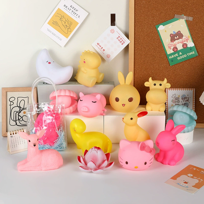 Creative Night Light, Multi-Style Cute Animal LED Lamp, Small/Medium/Large, Giftable 0.08 kg