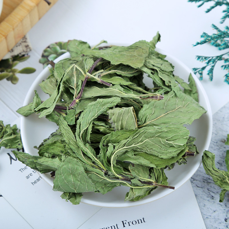 Dried Mint Leaf Tea Bo He Ye 500g Loose Herbal Tea for Brewing and Culinary Use quality and texture