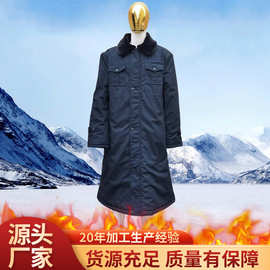 新款保暖隔水加长款应急专用救灾棉大衣 冬季防风大衣 厂家批发