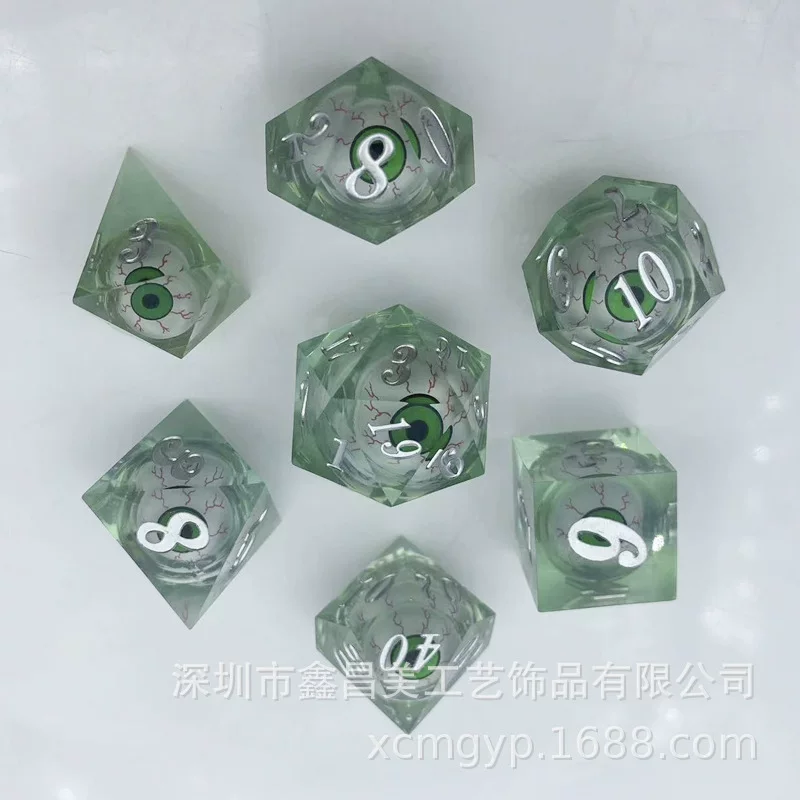 Exclusively available overseas for shakeable eyeballs DND Dungeons and Dragons TRPG game polyhedral creative dice angular tree