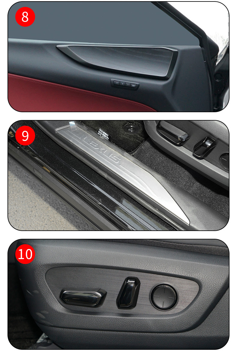 Suitable for 16-25 Lexus Nx Screen Center Console Gear Interior Car Sticker Modified Paint Tpu Protective Film