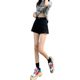 College-style Curl Denim Shorts Women's 2024 Summer High Waist Slimming Loose Wide Leg Ins American Hot Girl A- shaped Hot Pants