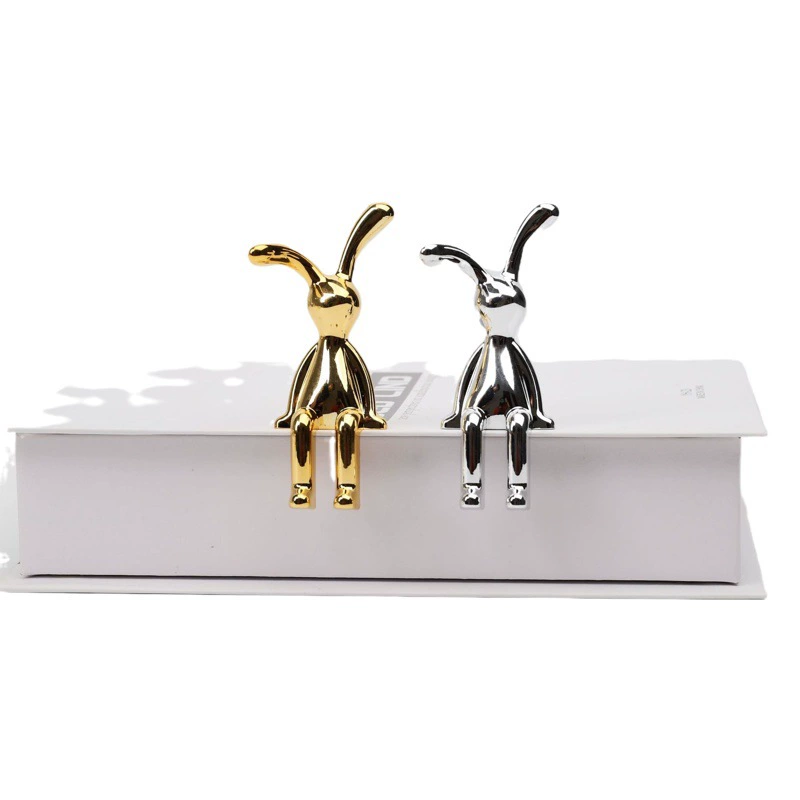 УФ с длинной ЛАПКОЙ сидящий кролик простой кролик Ремесла Ручка Аксессуары Бытовая бумажная коробка аксессуары ящик для хранения Автомобильные украшения